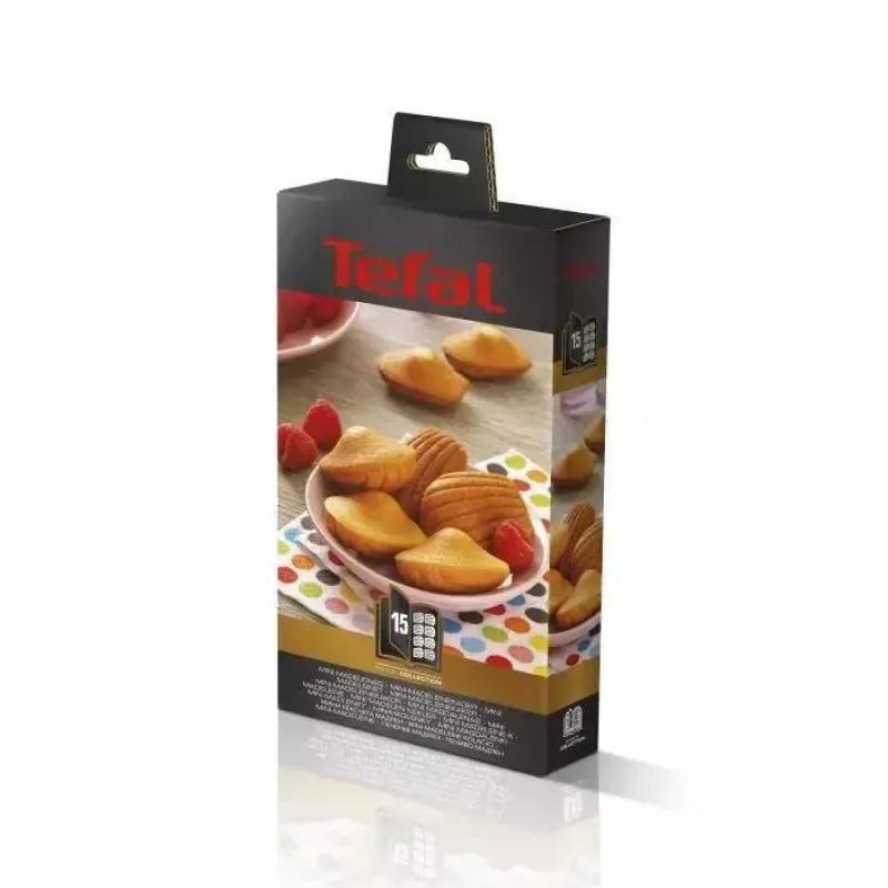 Keičiama plokštelė Tefal XA801512 Juoda, skirta Snack Collection, 242×155×44 mm, 2 vnt.