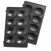 Tefal XA801512 Madeleine plates, juodos spalvos