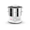Tefal VC1451 garų virimo aparatas su 2 krepšeliais, 900 W, balta/nerūdijantis plienas