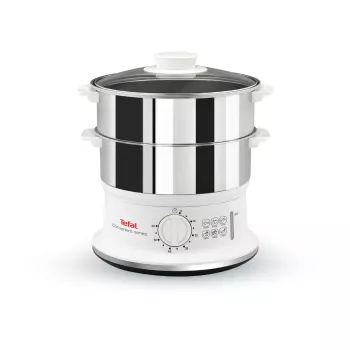Tefal VC1451 garų virimo aparatas su 2 krepšeliais, 900 W, balta/nerūdijantis plienas