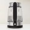 Tefal Glass Kettle KI605830 elektrinis virdulys 1.7 L 2200 W juodas, sidabrinis, permatomas