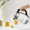 Tefal Glass Kettle KI605830 elektrinis virdulys 1.7 L 2200 W juodas, sidabrinis, permatomas