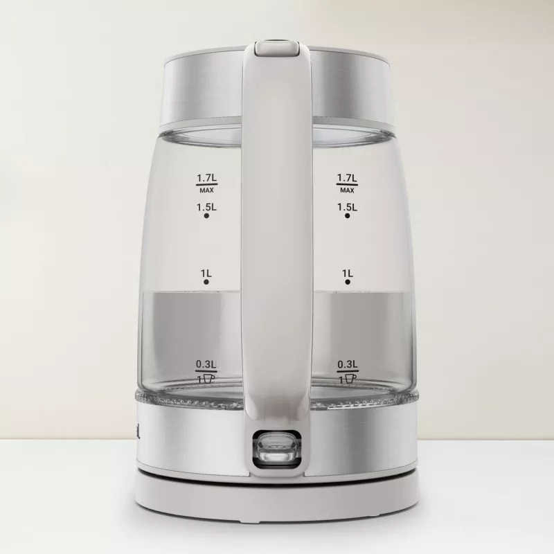 Tefal stiklinis virdulys KI605B30 1,7 L 2200 W pilka, sidabrinė, permatoma