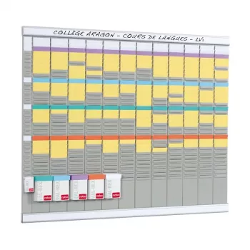 Nobo T-CARD KIT 12 COLM 32 SLOT – komplektas planavimo kortelėms