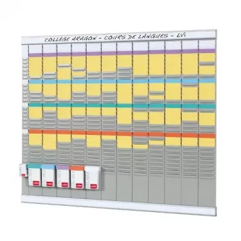 Nobo T-CARD KIT 12 COLM 32 SLOT – komplektas planavimo kortelėms