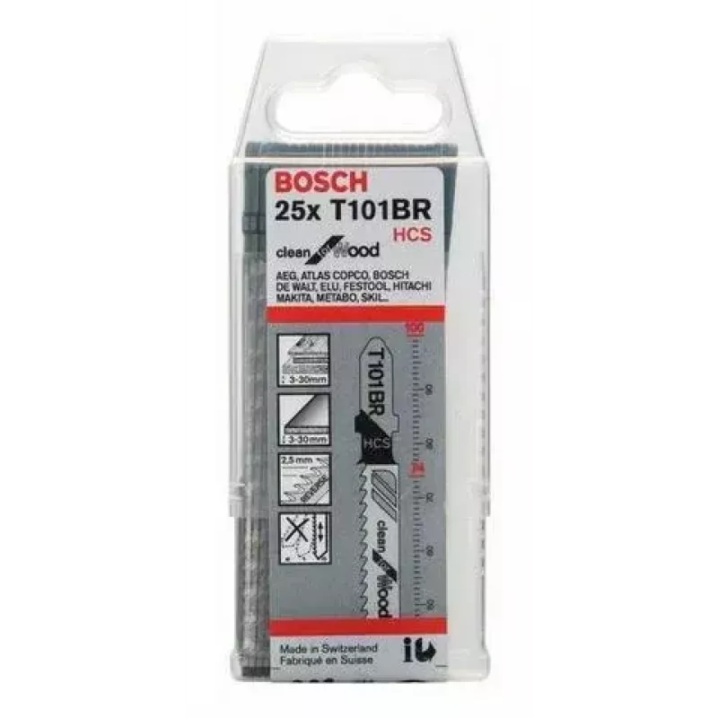 Pjūklo geležtė Bosch 2 608 633 623, anglinis plienas, 25 vnt.