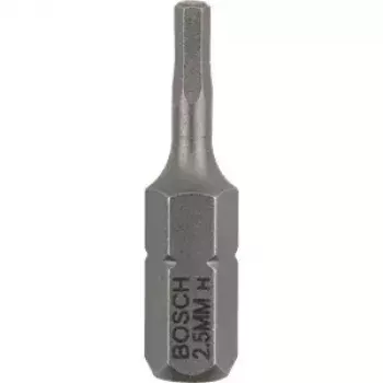 Atsuktuvų antgalių rinkinys Bosch 3 vnt. — saugos šešiakampis 2,5 mm, ilgis 25 mm, kotas 1/4 colio