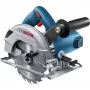 Bosch GKS 600 rankinis diskinis pjūklas 16,5 cm, juoda, mėlyna, 5200 aps./min., 1200 W