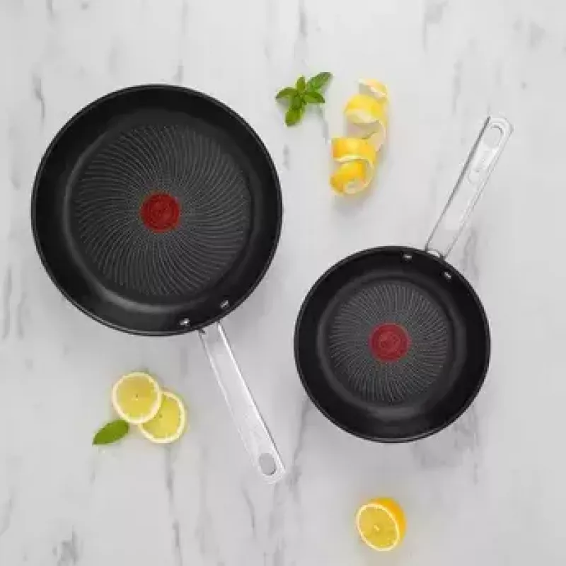 Kepimo rinkinys Tefal Intuition B817S255 – nerūdijančio plieno keptuvės 20 cm ir 26 cm