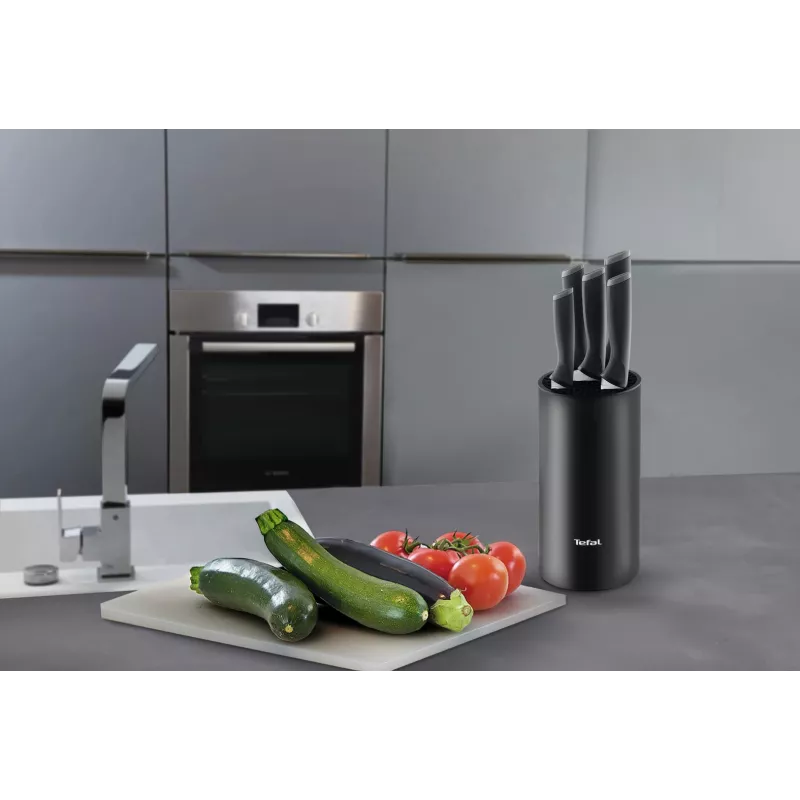 Virtuvinių peilių rinkinys Tefal K2216S74 – 5 vnt., nerūdijančio plieno, 20 cm