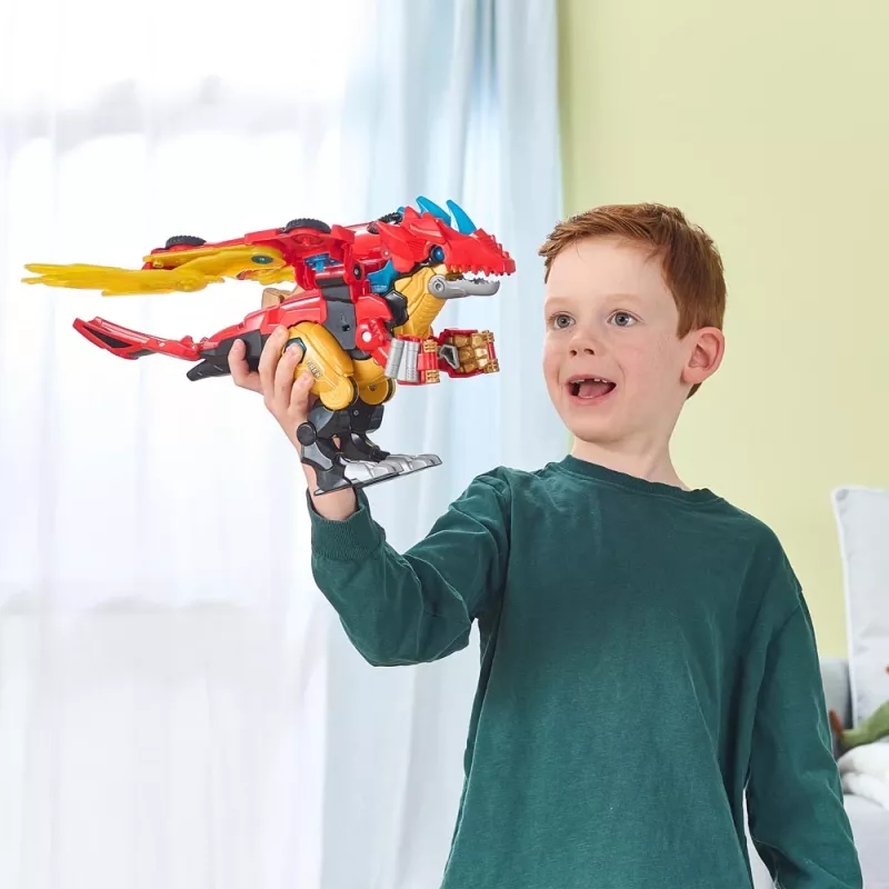 Žaislinė figūrėlė VTech Switch & Go Combo Mega Dragon – transformuojantis automobilis į drakoną