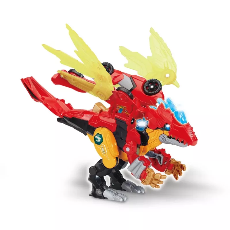 Žaislinė figūrėlė VTech Switch & Go Combo Mega Dragon – transformuojantis automobilis į drakoną