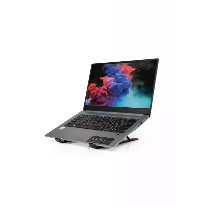 Stovas nešiojamam kompiuteriui Port Designs 901107 Juodas Aliuminis 39.6 cm