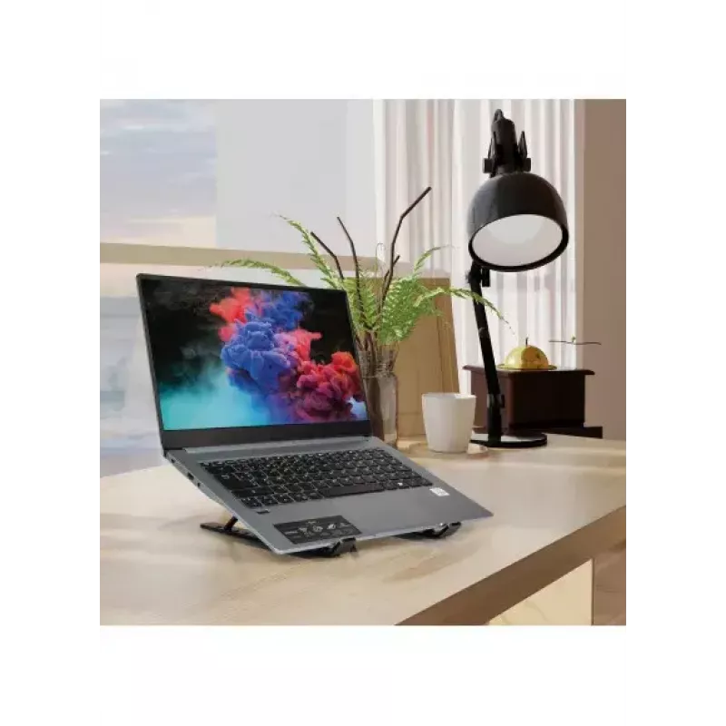 Stovas nešiojamam kompiuteriui Port Designs 901107 Juodas Aliuminis 39.6 cm