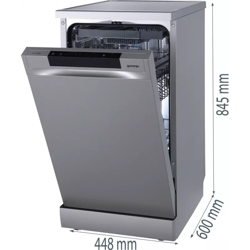 Gorenje GS541D10X Laisvai pastatoma indaplovė, 11 komplektų