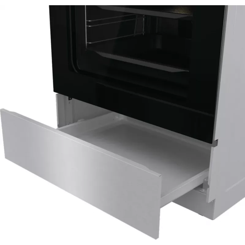 Gorenje GECS6C70XC laisvai pastatoma viryklė su elektrine spiraline kaitviete, nerūdijantis plienas
