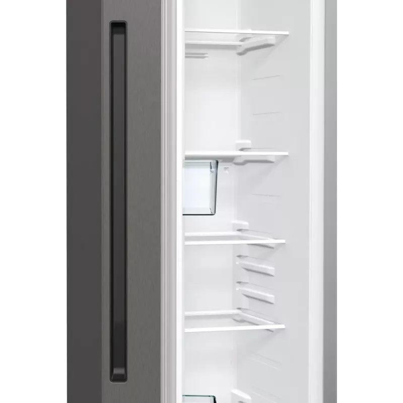 Šaldytuvas Gorenje Side by Side NRR9185DAXLWD BK065B, laisvai pastatomas, amerikietiškos durelės, pilkas, LED, ant durelių, R600a