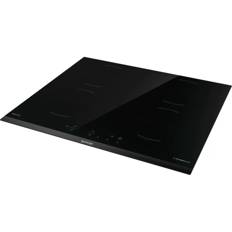 Gorenje GI6401BCE RAL9017 įmontuojama indukcinė kaitlentė, 4 zonos, 59,5 cm, juoda