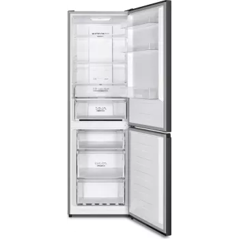 Šaldytuvas-šaldiklis Gorenje NRK619CABXL4, 304 L, 6 kg/24h, C klasė, Fresh Zone, juodas
