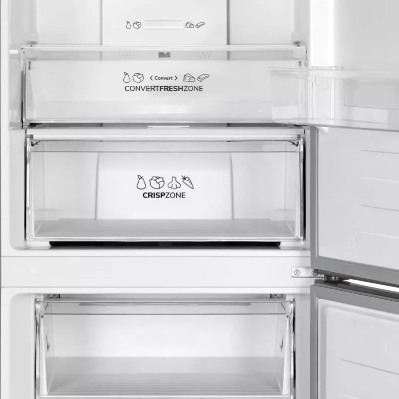 Šaldytuvas-šaldiklis Gorenje NRK619CABXL4, 304 L, 6 kg/24h, C klasė, Fresh Zone, juodas
