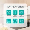 Gorenje Indukcinė kaitlentė GI6443BSCWF, juoda, įmontuojama, 60 cm, zoninė indukcinė kaitlentė, stiklo keramika, 4 zonos