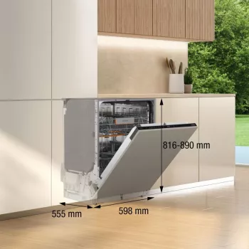 Gorenje GV642C65 Pilnai įmontuojama indaplovė 14 komplektų
