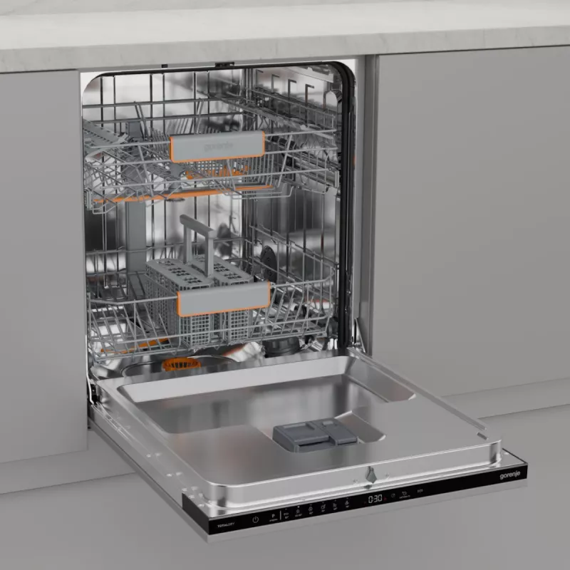Gorenje GV642C65 Pilnai įmontuojama indaplovė 14 komplektų
