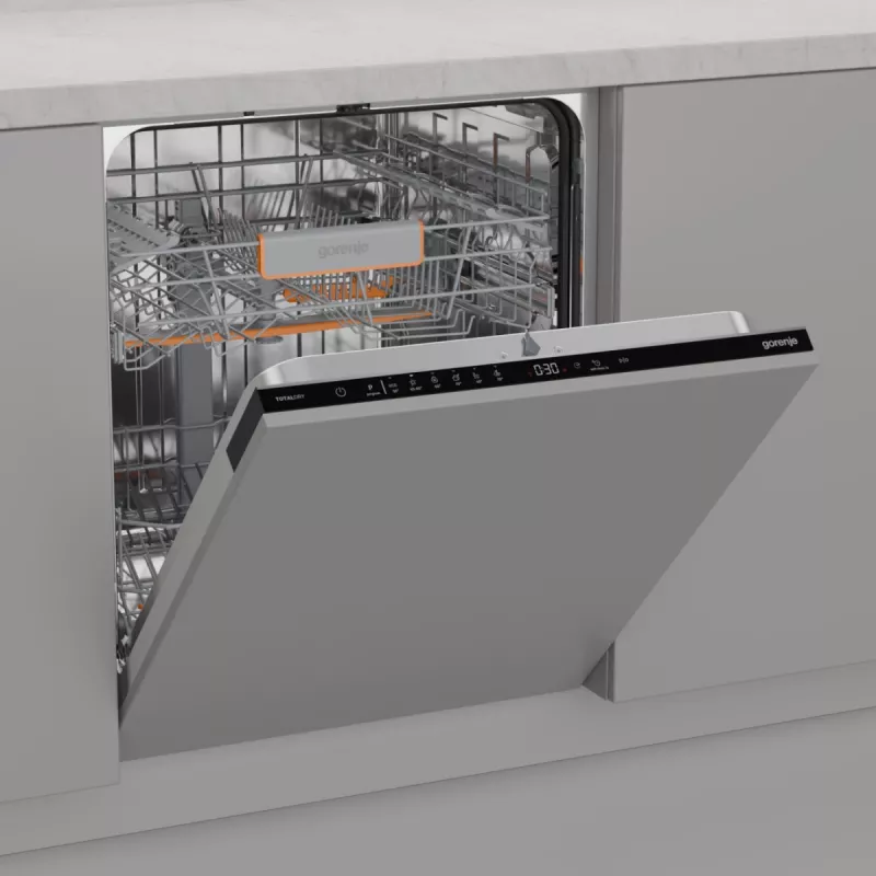Gorenje GV642C65 Pilnai įmontuojama indaplovė 14 komplektų