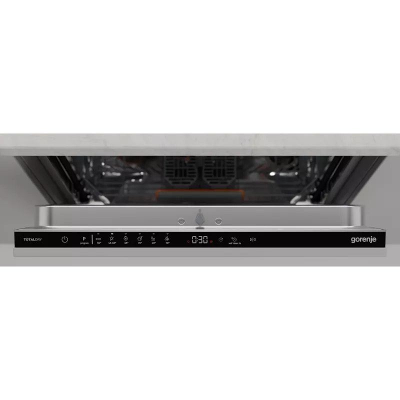 Gorenje GV642C65 Pilnai įmontuojama indaplovė 14 komplektų