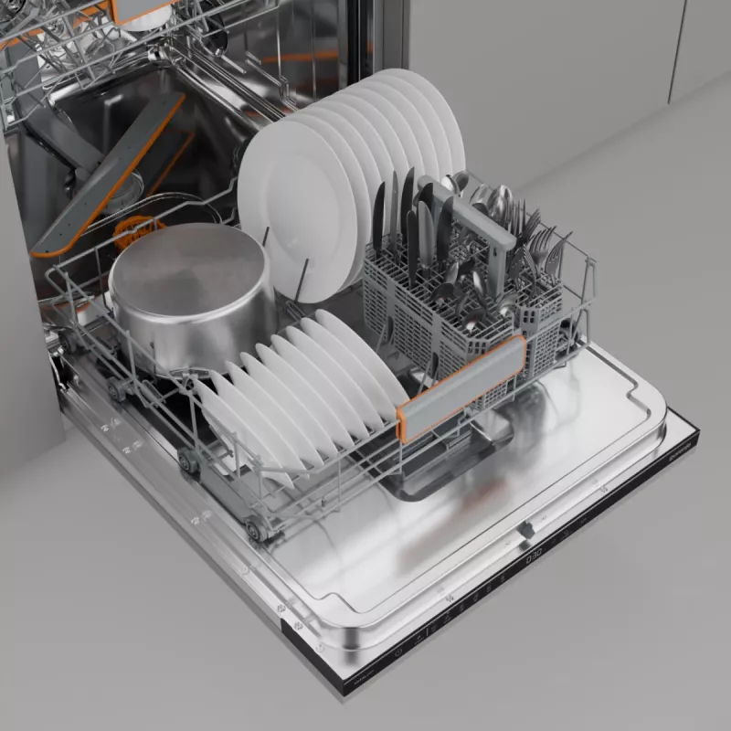 Gorenje GV642C65 Pilnai įmontuojama indaplovė 14 komplektų