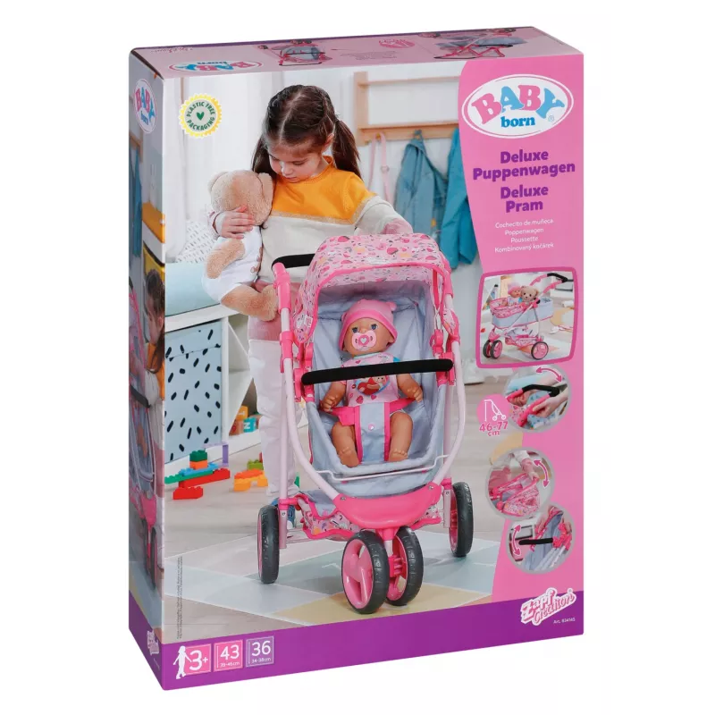 Vežimėlis lėlei BABY born Deluxe Pram