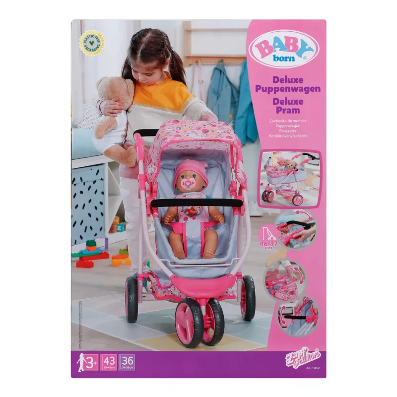 Vežimėlis lėlei BABY born Deluxe Pram