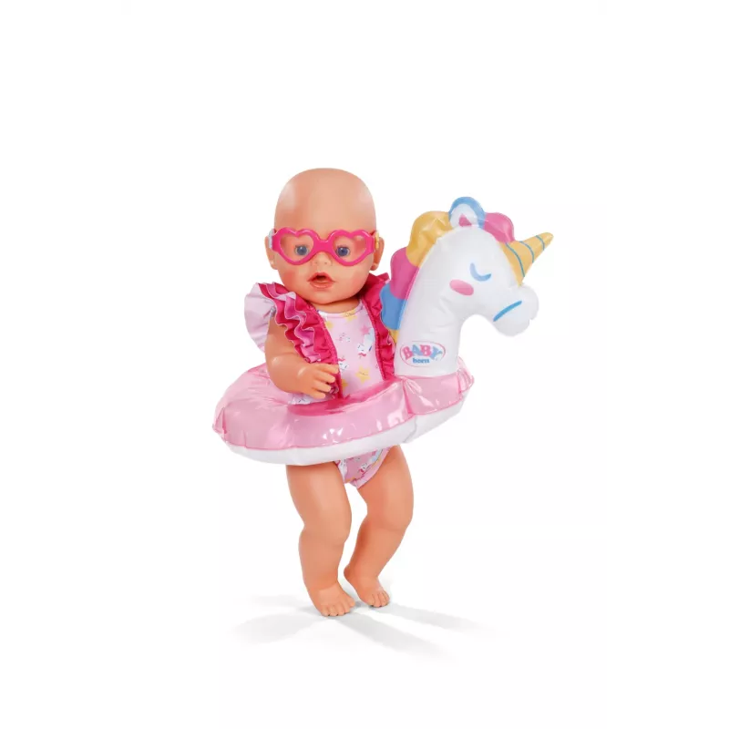 BABY born maudymosi komplektas Vienaragis 43 cm – lėlės maudymosi kostiumėlis