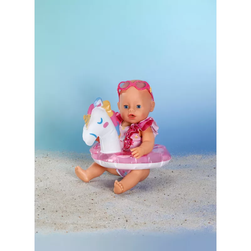 BABY born maudymosi komplektas Vienaragis 43 cm – lėlės maudymosi kostiumėlis