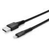 Lindy 3m armuotas USB Type A – Lightning įkrovimo ir sinchronizavimo laidas