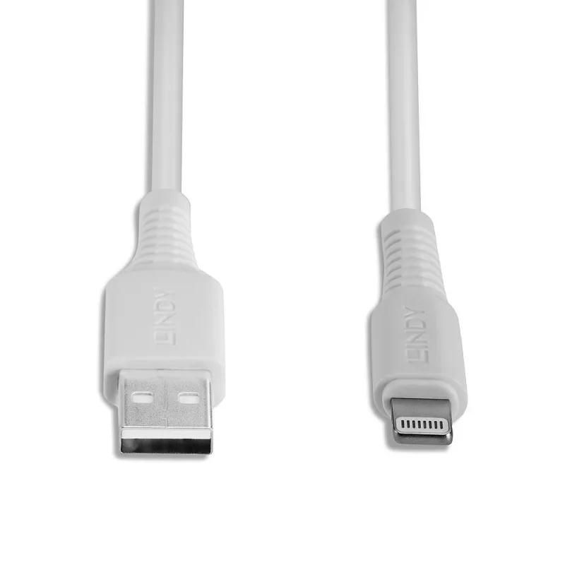 Lindy 2m USB į Lightning laidas, baltas