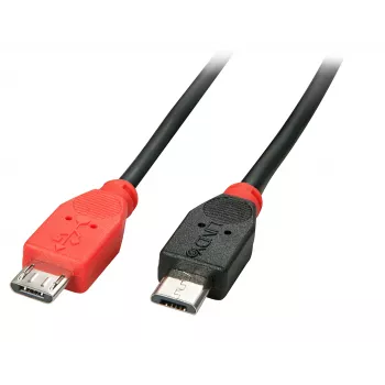 Lindy 2m USB 2.0 Micro-B į Micro-B OTG laidas