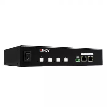 Lindy 32622 nuotolinio maitinimo valdymo blokas (PDU) 4 AC lizdai 1U juodas