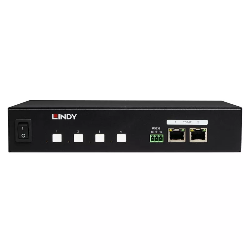 Lindy 32622 nuotolinio maitinimo valdymo blokas (PDU) 4 AC lizdai 1U juodas