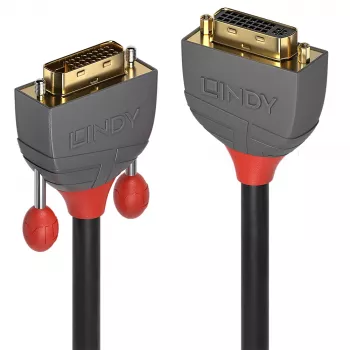 Lindy 2 m DVI-D Dual Link ilginimo laidas, Anthra Line