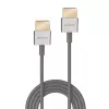 Lindy Ultra High Speed HDMI Slim Cable 0.5m, 0.5 m, HDMI Type A (Standartinis), HDMI Type A (Standartinis), 48 Gbit/s, Baltas