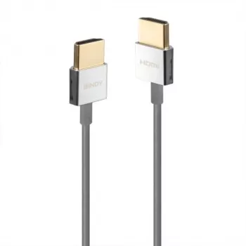 Lindy Ultra High Speed HDMI Slim Cable 1m, 1 m, HDMI Type A (Standartinis), HDMI Type A (Standartinis), 48 Gbit/s, Balta
