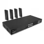 Lindy 150m Cat.6 4x4 HDMI 4K60 HDBaseT Matricos Prailgintuvas, 3840 x 2160 pikselių, AV siųstuvas ir imtuvas, 150 m, Laidinis, Juodas, HDCP