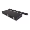 Lindy 150m Cat.6 4x4 HDMI 4K60 HDBaseT Matricos Prailgintuvas, 3840 x 2160 pikselių, AV siųstuvas ir imtuvas, 150 m, Laidinis, Juodas, HDCP