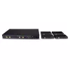 Lindy 150m Cat.6 4x4 HDMI 4K60 HDBaseT Matricos Prailgintuvas, 3840 x 2160 pikselių, AV siųstuvas ir imtuvas, 150 m, Laidinis, Juodas, HDCP