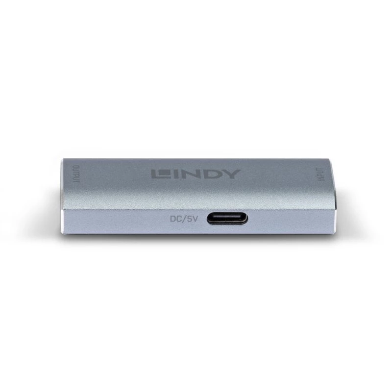 Lindy DisplayPort 1.4 kartotuvas, 7680 x 4320 pikselių, AV kartotuvas, 40 m, laidinis, sidabrinis