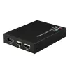 Lindy HDMI, KVM ir IR per IP imtuvas, 150 m, Cat5e/Cat6, juodas, metalinis