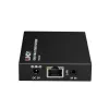 Lindy HDMI, KVM ir IR per IP imtuvas, 150 m, Cat5e/Cat6, juodas, metalinis