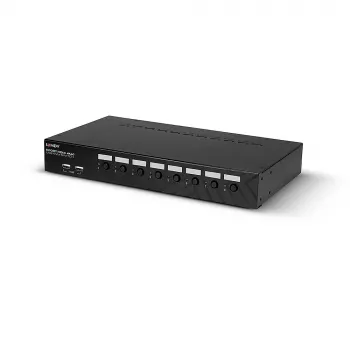 Lindy 39538 KVM jungiklis, 2 prievadai, HDMI, 4K 60Hz, 1U, juodas
