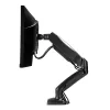 Lindy Single Display Gas-Spring Desktop Mount, 6.5 kg, 43.2 cm (17 inch), 68.6 cm (27 inch), 75 x 75 mm, 100 x 100 mm, Juoda